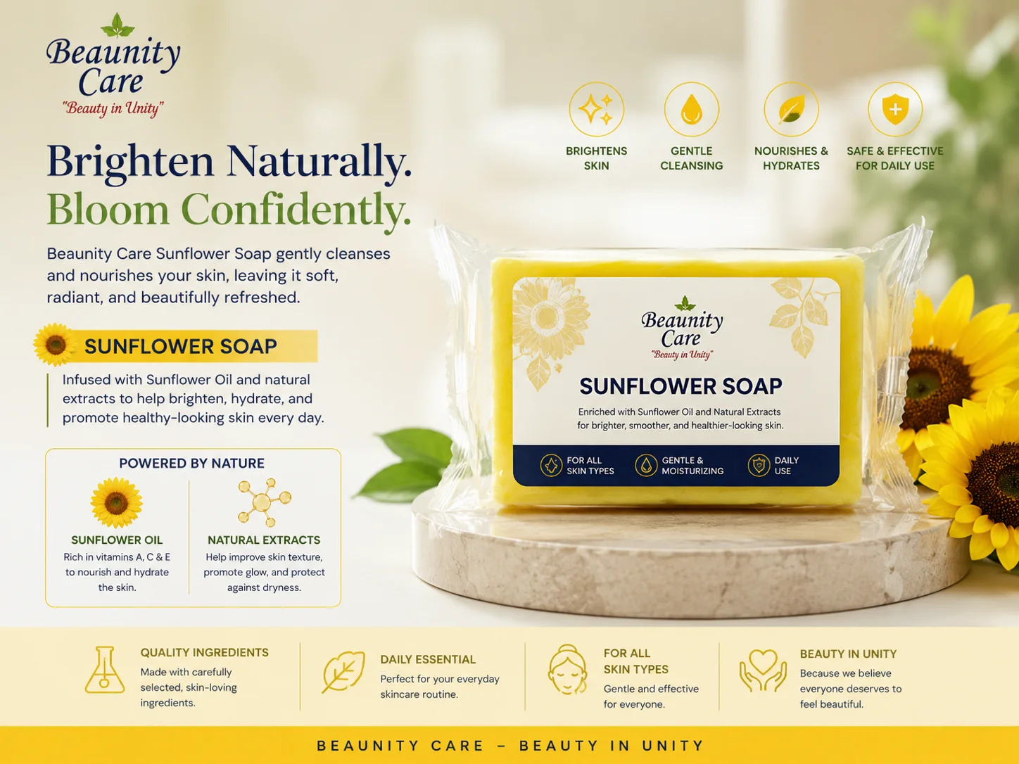 Sunflower Soap 100g