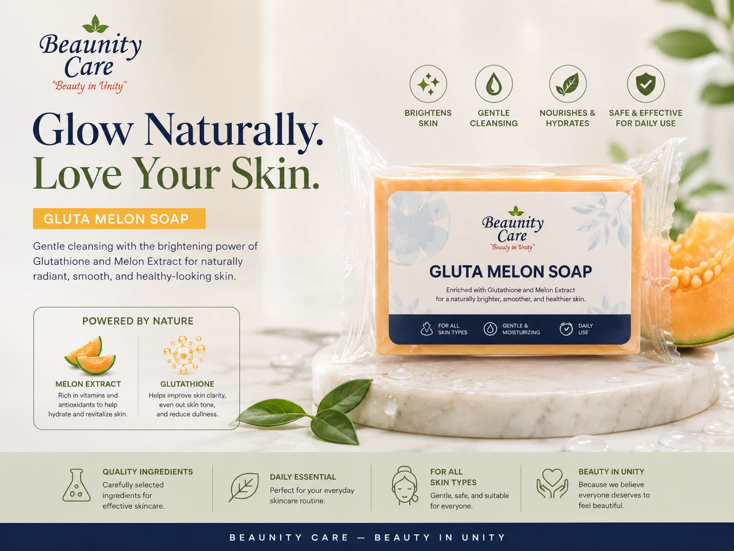 Gluta Melon Soap 100g