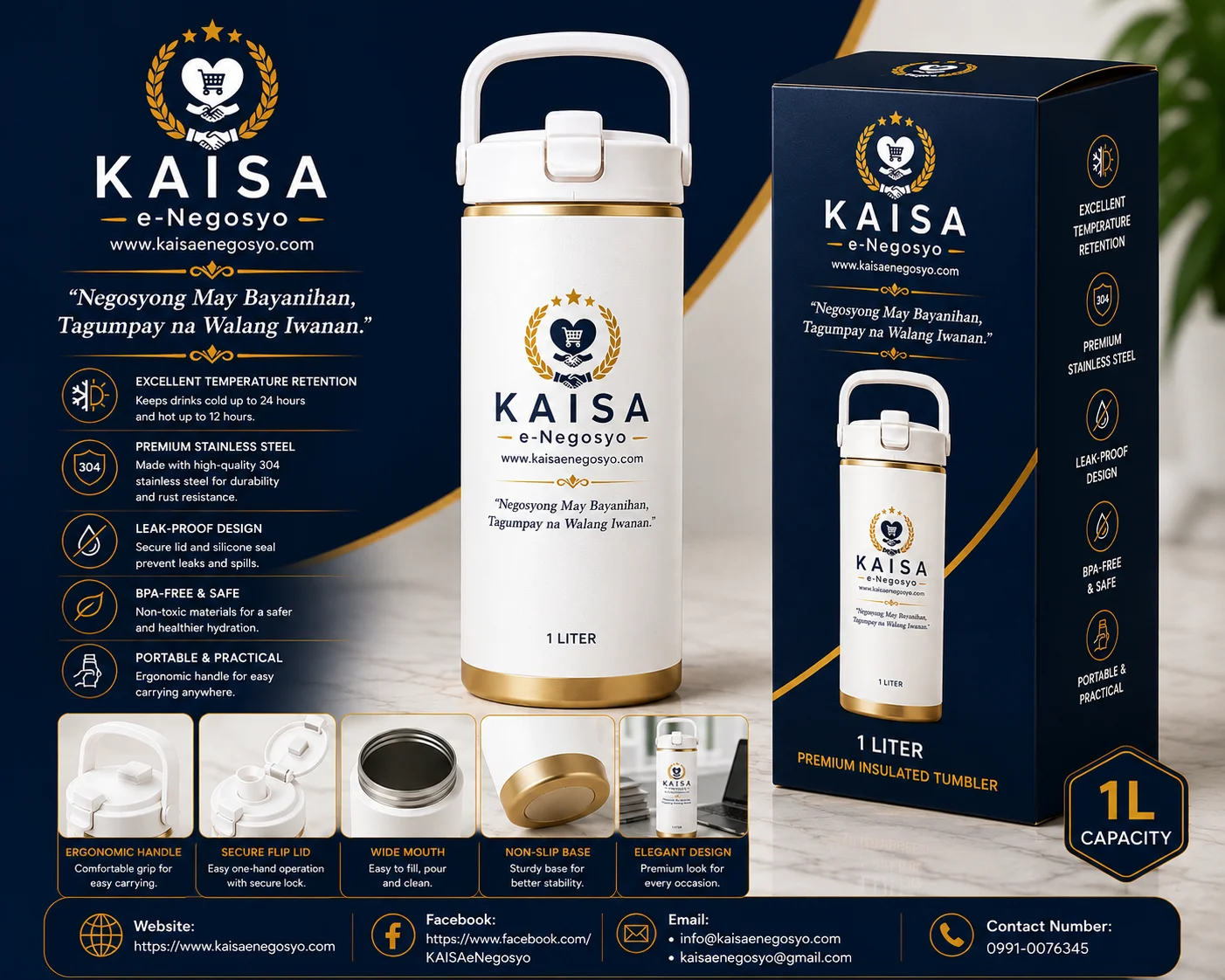 KAISA Thumbler (White)