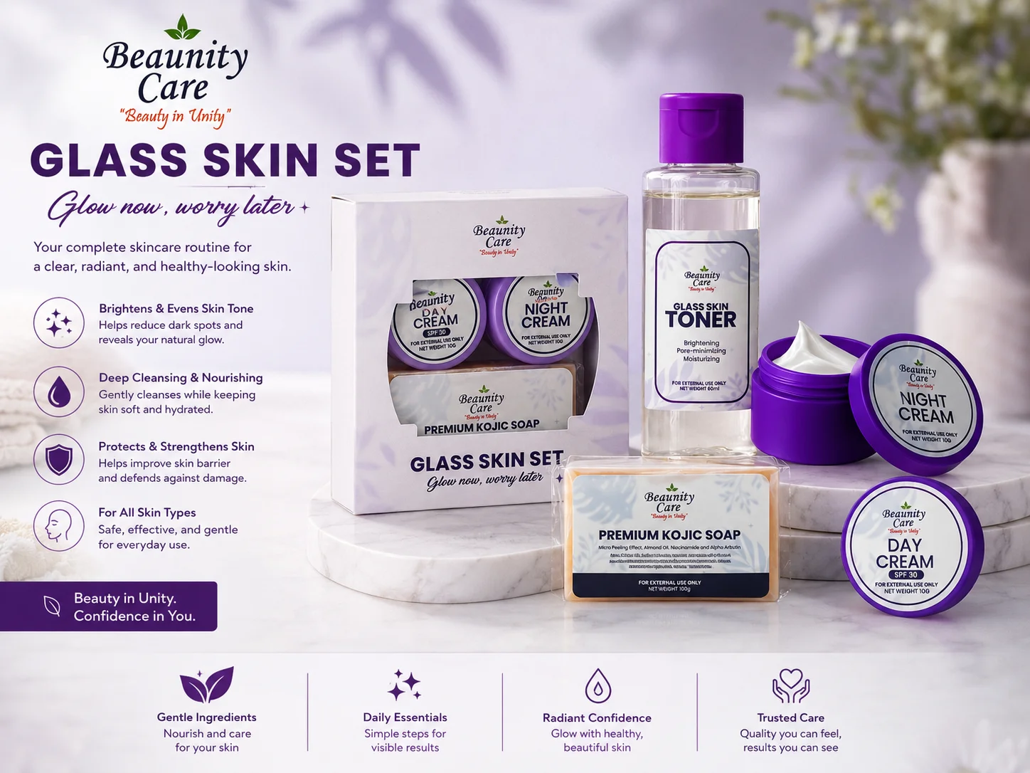 Glass Skin Set