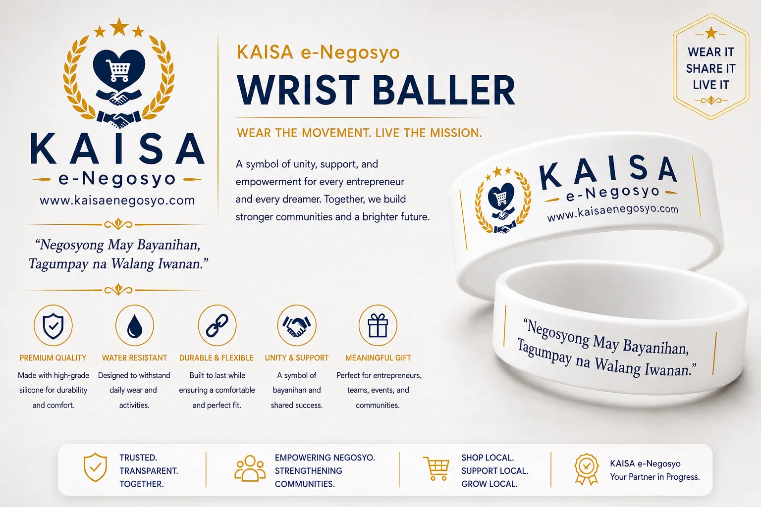 KAISA Wrist Baller (White)