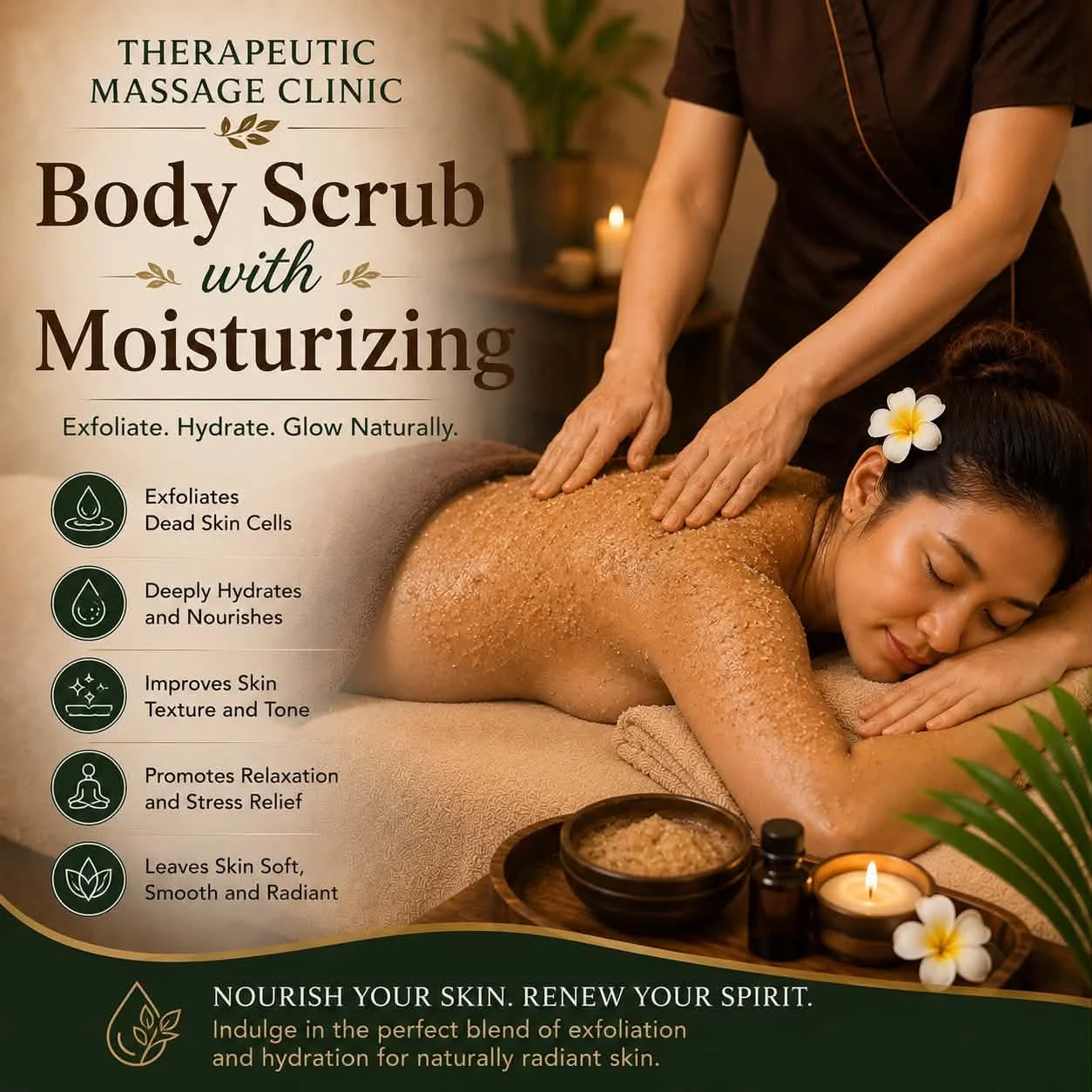 Body Scrub with Moisturizing