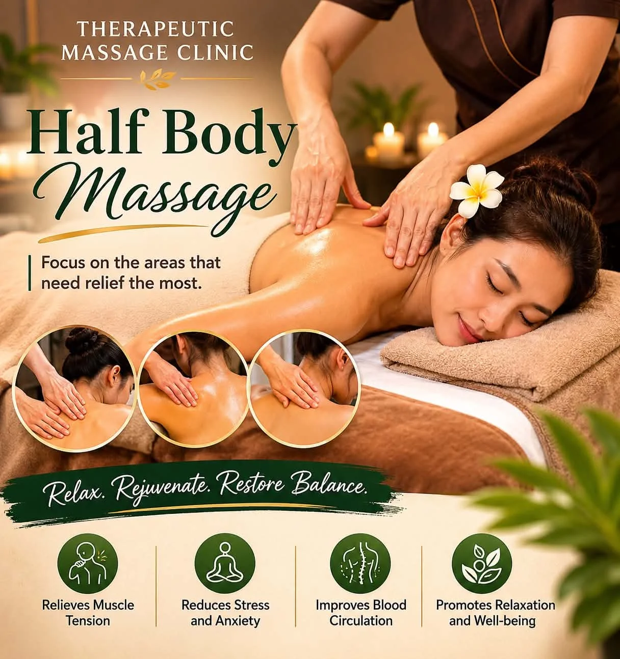 Half Body Massage